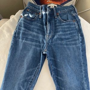 Madewell High-Rise Slim Crop Boy Jean Size 23